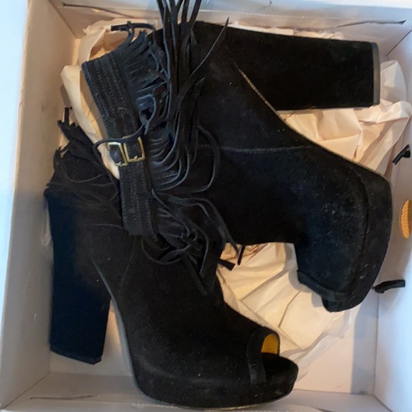 Nine West peep toe boots - Picture 4 of 5